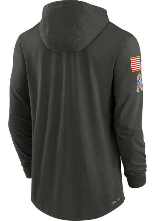 Nike Green Bay Packers Mens GREEN Salute to Service Lightweight