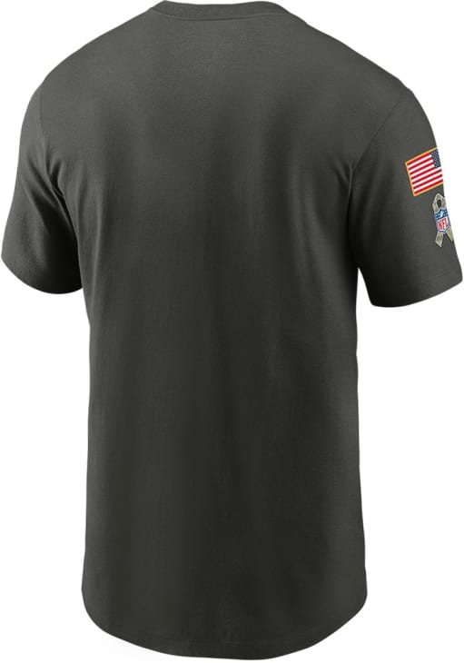 Nike Detroit Lions GREEN Salute to Service Short Sleeve T Shirt