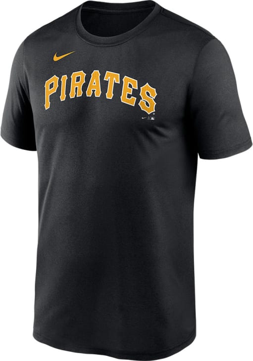 Nike Pittsburgh Pirates BLACK Legend Short Sleeve T Shirt - 173227966