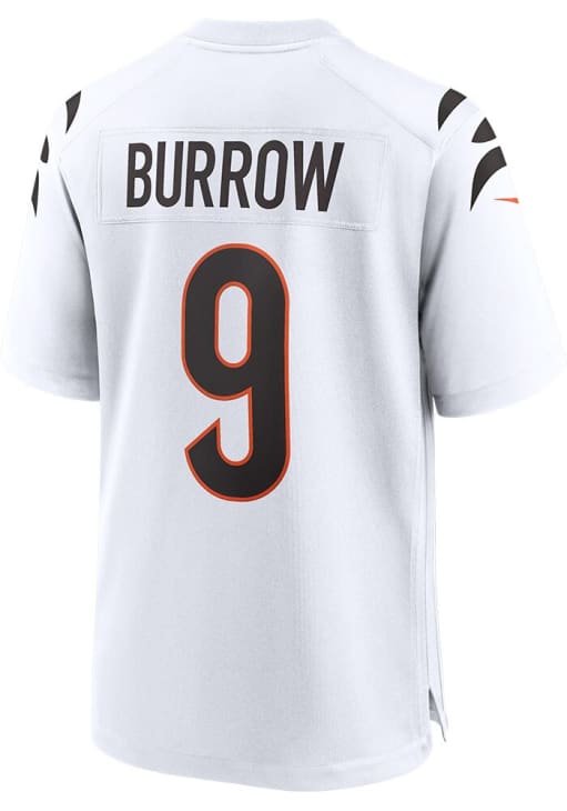 Joe Burrow Cincinnati Bengals WHITE Road Game Jersey - 17322812