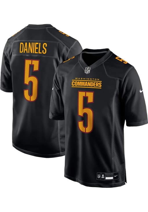 Nike 代表ユニフォーム　Mサイズ Jayden Daniels Washington Commanders BLACK Carbon Jersey - 173228357