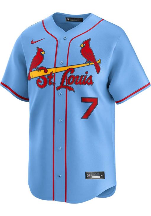 CARDINALS アメリカンフットボール シャツ USAヴィンテージ冬SALE Matt Holliday St Louis Cardinals Mens LIGHT BLUE Alt Limited