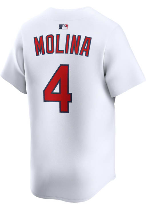 Yadier Molina St Louis Cardinals Mens White Home Limited Baseball