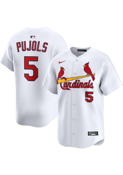 Albert Pujols St Louis Cardinals Mens White Home Limited Baseball