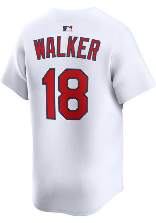 Jordan Walker St Louis Cardinals Mens White Home Limited Baseball