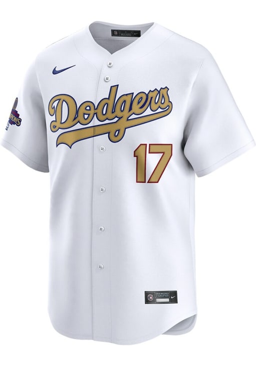 Nike Ohtani Shohei Dodgers ユニフォーム XL Shohei Ohtani Los Angeles Dodgers Mens White 2024 World Series