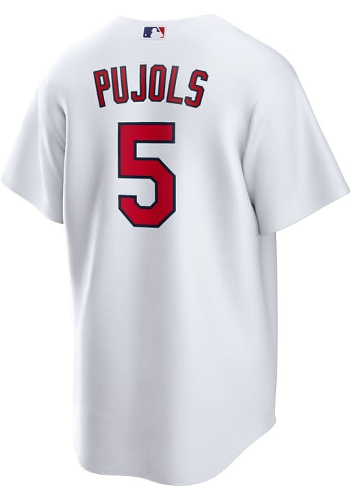 Albert Pujols St Louis Cardinals Mens Replica White Home Jersey