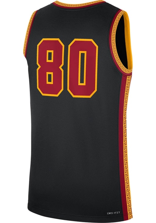 Nike Mens BLACK USC Trojans Replica Basketball Jersey - 173232331