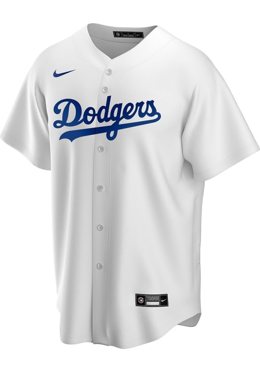 Los Angeles Dodgers Mens Nike Replica WHITE Home Jersey - 17323235 Los Angeles Dodgers Mens Nike Replica WHITE Home Jersey - 17323235