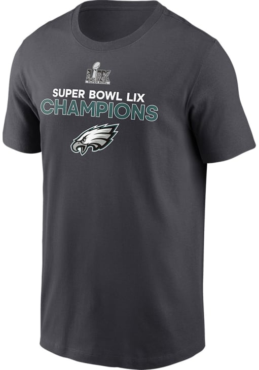 Nike Philadelphia Eagles ANTHRACITE 2024 Super Bowl Champions