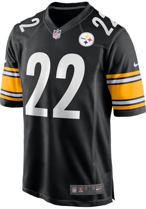 Najee Harris Pittsburgh Steelers BLACK Comfort Colors Style Jersey