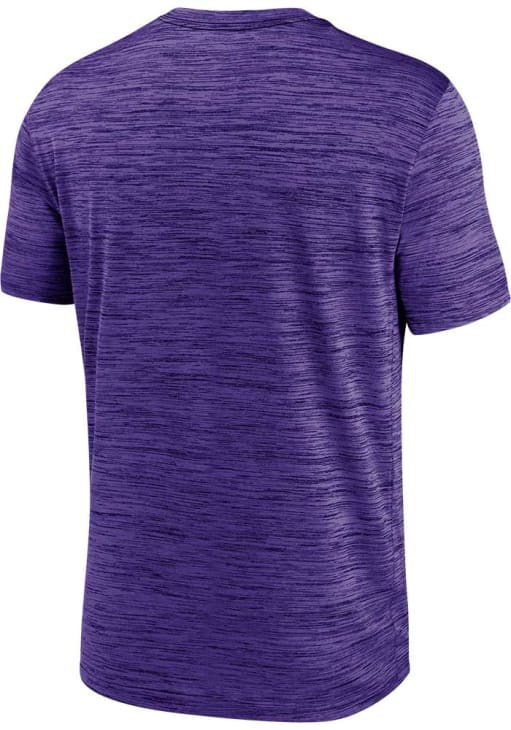 Nike LSU Tigers PURPLE Velocity Short Sleeve T Shirt - 173236643