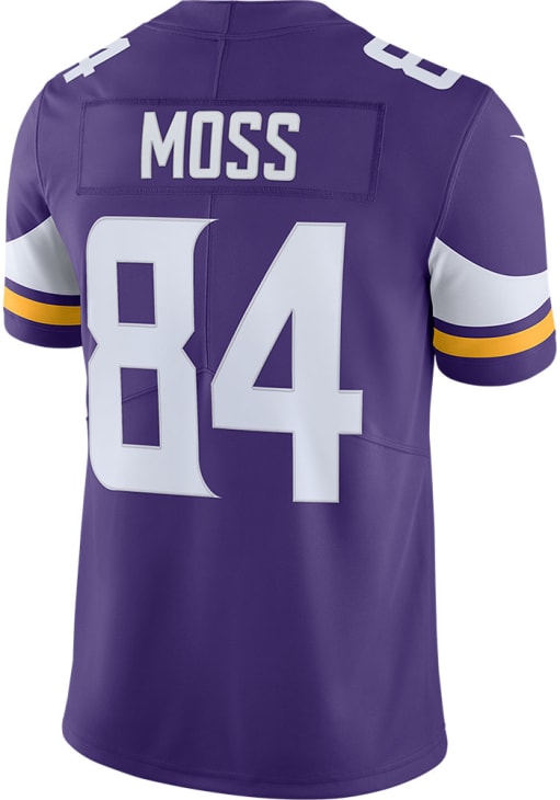 Randy Moss Minnesota Vikings Mens PURPLE Home Limited Football
