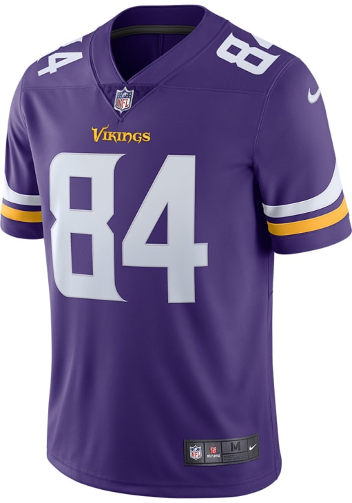 Randy Moss Minnesota Vikings Mens PURPLE Home Limited Football