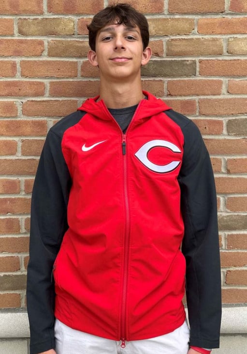 Nike Cincinnati Reds Mens Red PLAYER THERMA FULL ZIP JACKET Zip