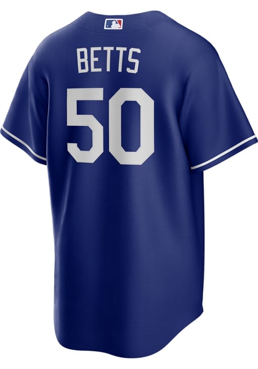 Mookie Betts Los Angeles Dodgers Mens Replica ROYAL Alt Jersey