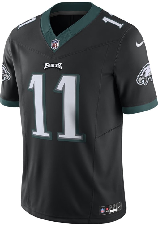AJ Brown Philadelphia Eagles Mens BLACK Vapor F.U.S.E. Limited