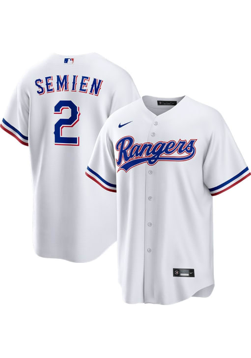 Marcus Semien Texas Rangers Mens Replica WHITE Home Jersey - 17325599