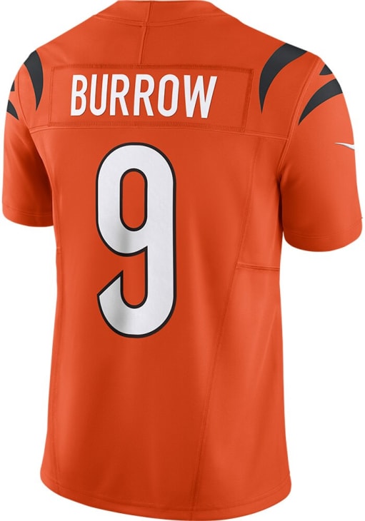 Joe Burrow Cincinnati Bengals Mens ORANGE Vapor F.U.S.E. Limited