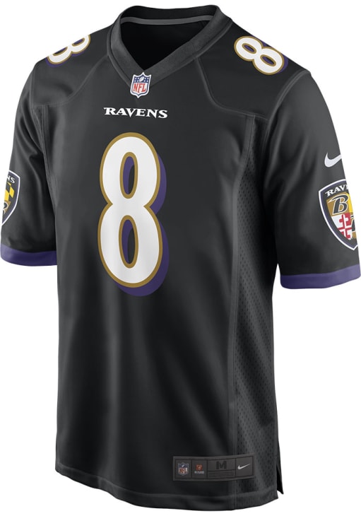 Lamar Jackson Baltimore Ravens BLACK Alternate Game Jersey - 17325814