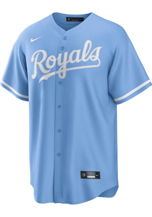 ミュージシャン BABYL BASEBALL JERSEY XL INTUIT DOME Vinnie Pasquantino Kansas City Royals Mens Replica LIGHT BLUE Alt