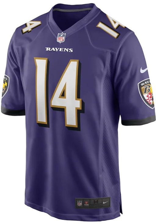 Kyle Hamilton Baltimore Ravens PURPLE HOME Jersey - 17326076
