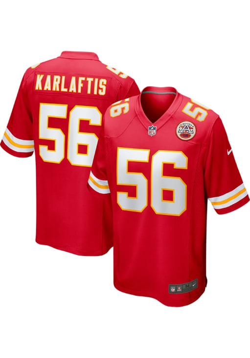 George Karlaftis Kansas City Chiefs Red HOME Jersey - 17326106