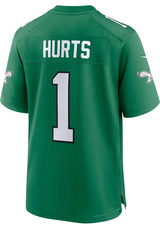 Jalen Hurts Philadelphia Eagles Game Jersey - KELLYGREEN
