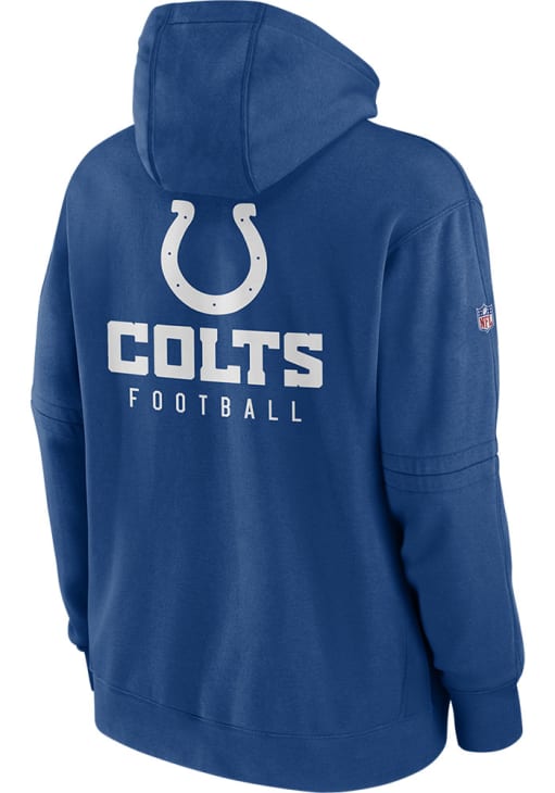 NIKE Indianapolis Colts オフィシャル ジャージ Nike Indianapolis Colts Mens BLUE Sideline Club Fleece Hoodie