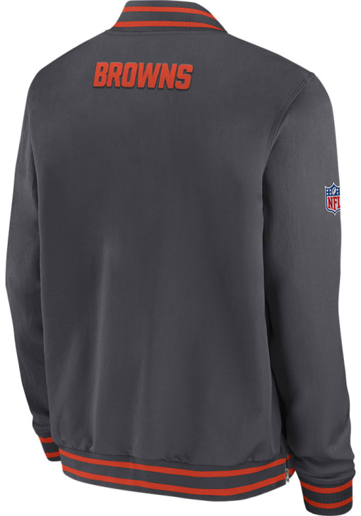 Nike Cleveland Browns Mens Brown Sideline Coach Bomber Medium