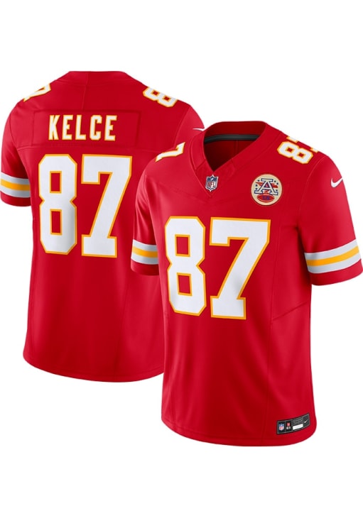 Travis Kelce Kansas City Chiefs Mens Red Vapor F.U.S.E. Limited