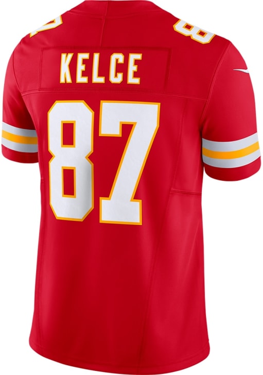 Travis Kelce Kansas City Chiefs Mens Red Vapor F.U.S.E. Limited