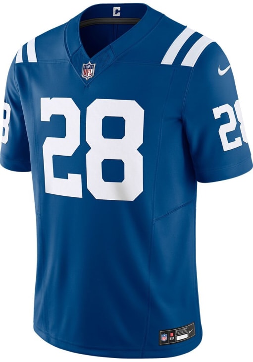 Jonathan Taylor Indianapolis Colts Mens BLUE Vapor F.U.S.E.