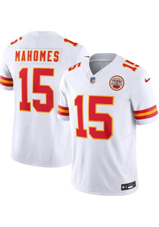Patrick Mahomes Kansas City Chiefs Mens WHITE Vapor F.U.S.E.