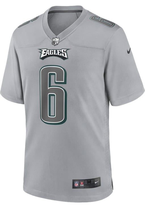 Devonta Smith Philadelphia Eagles GREY ATMOSPHERE Jersey - 17327298