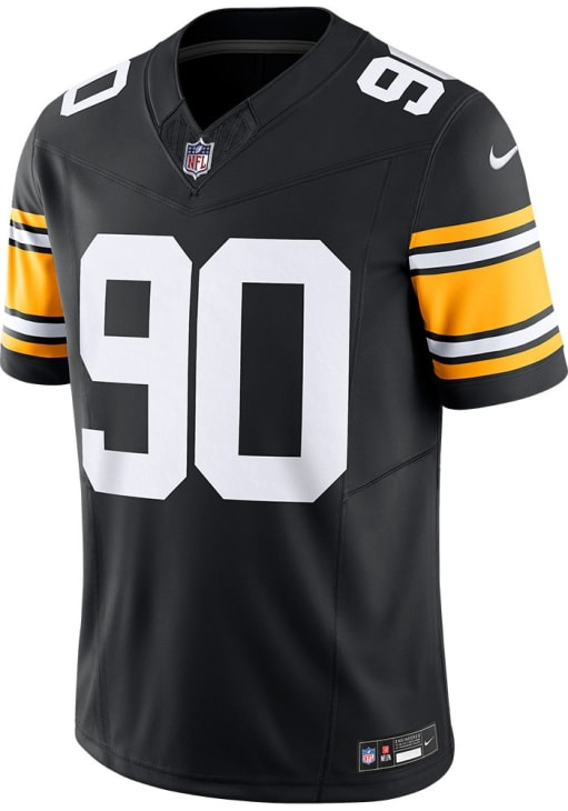 TJ Watt Pittsburgh Steelers Mens BLACK Vapor F.U.S.E. Limited