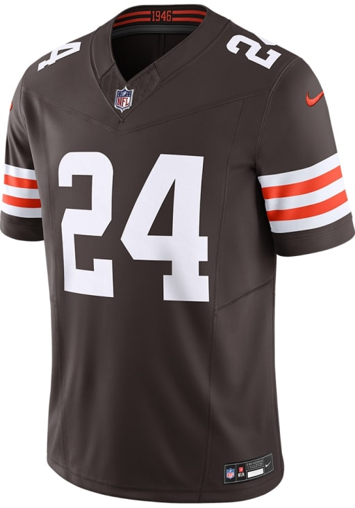 Nick Chubb Cleveland Browns Mens BROWN Vapor F.U.S.E. Limited