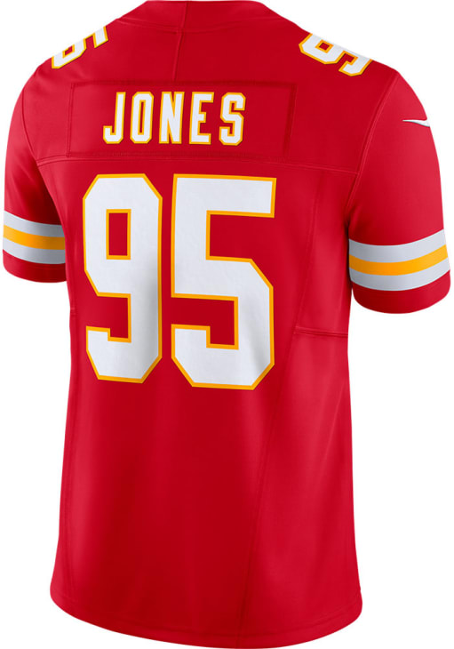 Chris Jones Kansas City Chiefs Mens Red Vapor F.U.S.E. Limited