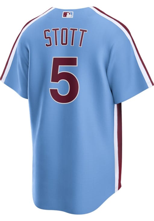 アスレチックユニフォームオーセンティック　バリー・ジト Bryson Stott Philadelphia Phillies Mens Replica LIGHT BLUE Alt
