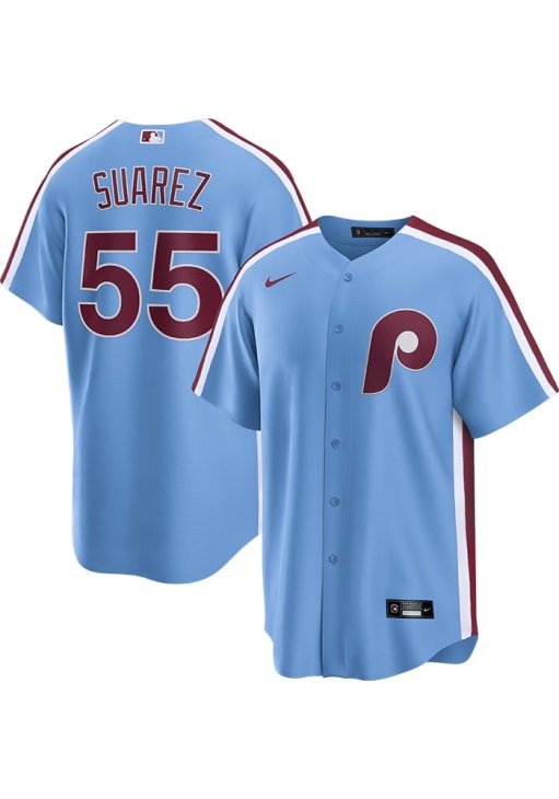 Ranger Suarez Philadelphia Phillies Mens Replica LIGHT BLUE Alt