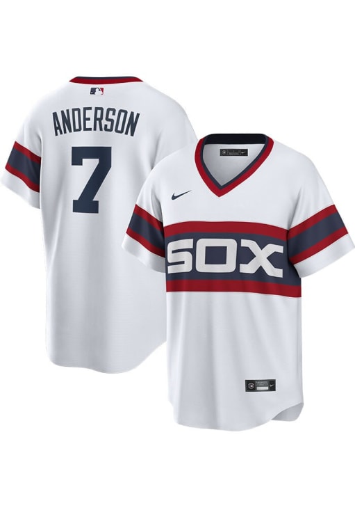 Tim Anderson Chicago White Sox Mens Replica White Home Design