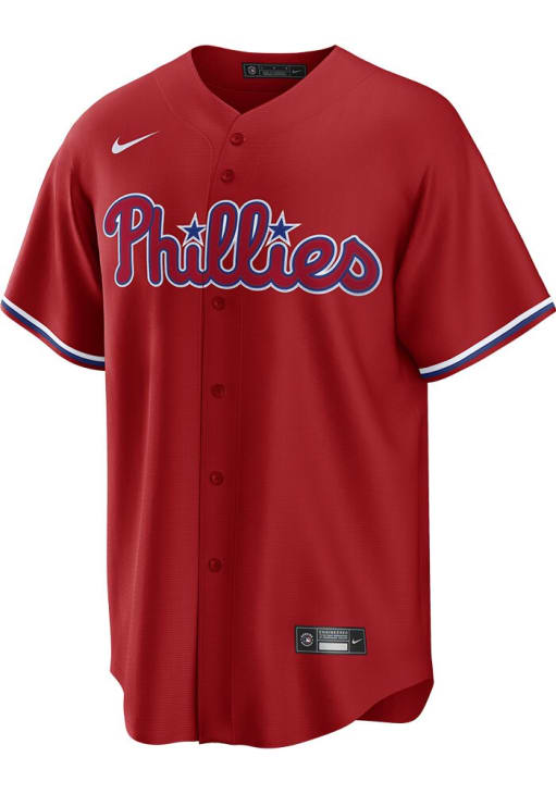 Nick Castellanos Philadelphia Phillies Mens Replica Red Alt Jersey