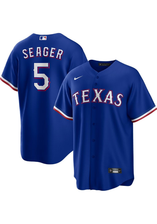 記念グッズ Fanatics UnderWraps Jerseys CoreySeager Corey Seager Texas Rangers Mens Replica ROYAL Alt Jersey - 17328663