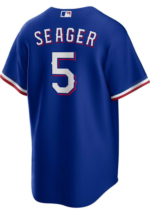 Corey Seager Texas Rangers Mens Replica ROYAL Alt Jersey - 17328663