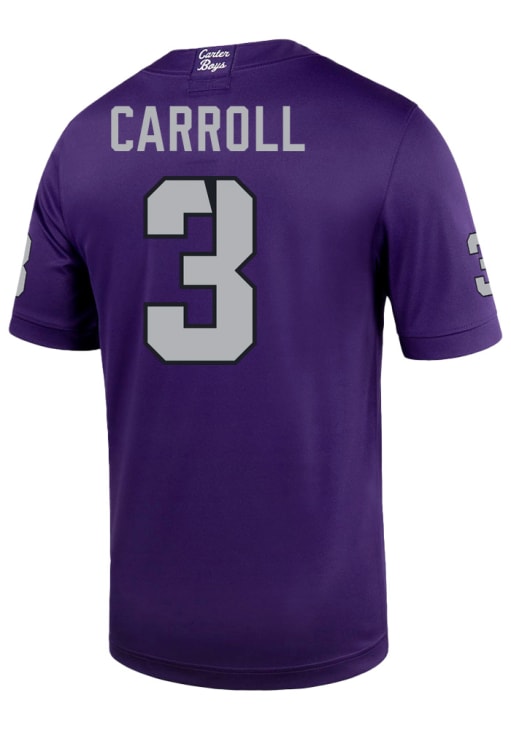 Kalen Carroll TCU Horned Frogs PURPLE NIL Name And Number Jersey
