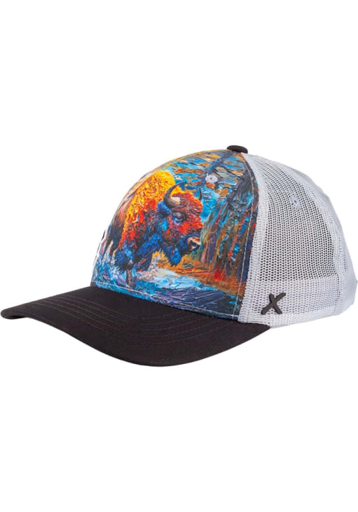 CAPX Colorado BLACK Printed Buffalo River X08 Canvas Adjustable