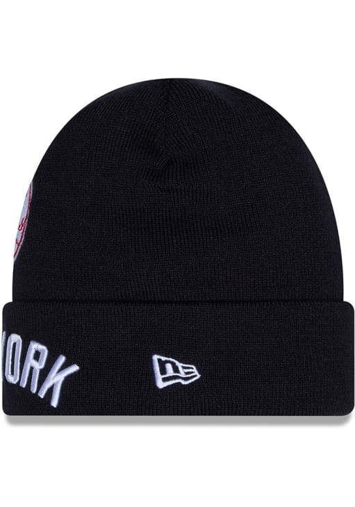 New York Yankees New Era NAVY 2026 Clubhouse Cuff Knit Hat  display picture 2
