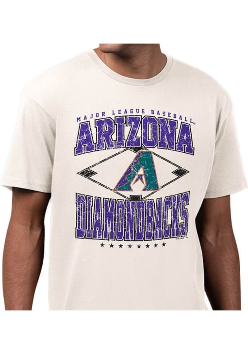 トップス 50s baseball shirt Starter Arizona Diamondbacks CREAM Cooperstown Short Sleeve T