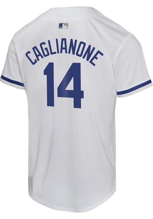 Kansas City Royals Jac Caglianone Youth White Home Game NN