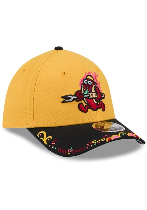 Akron RubberDucks Mens 2026 MiLB COPA 39THIRTY M Crown YELLOW New